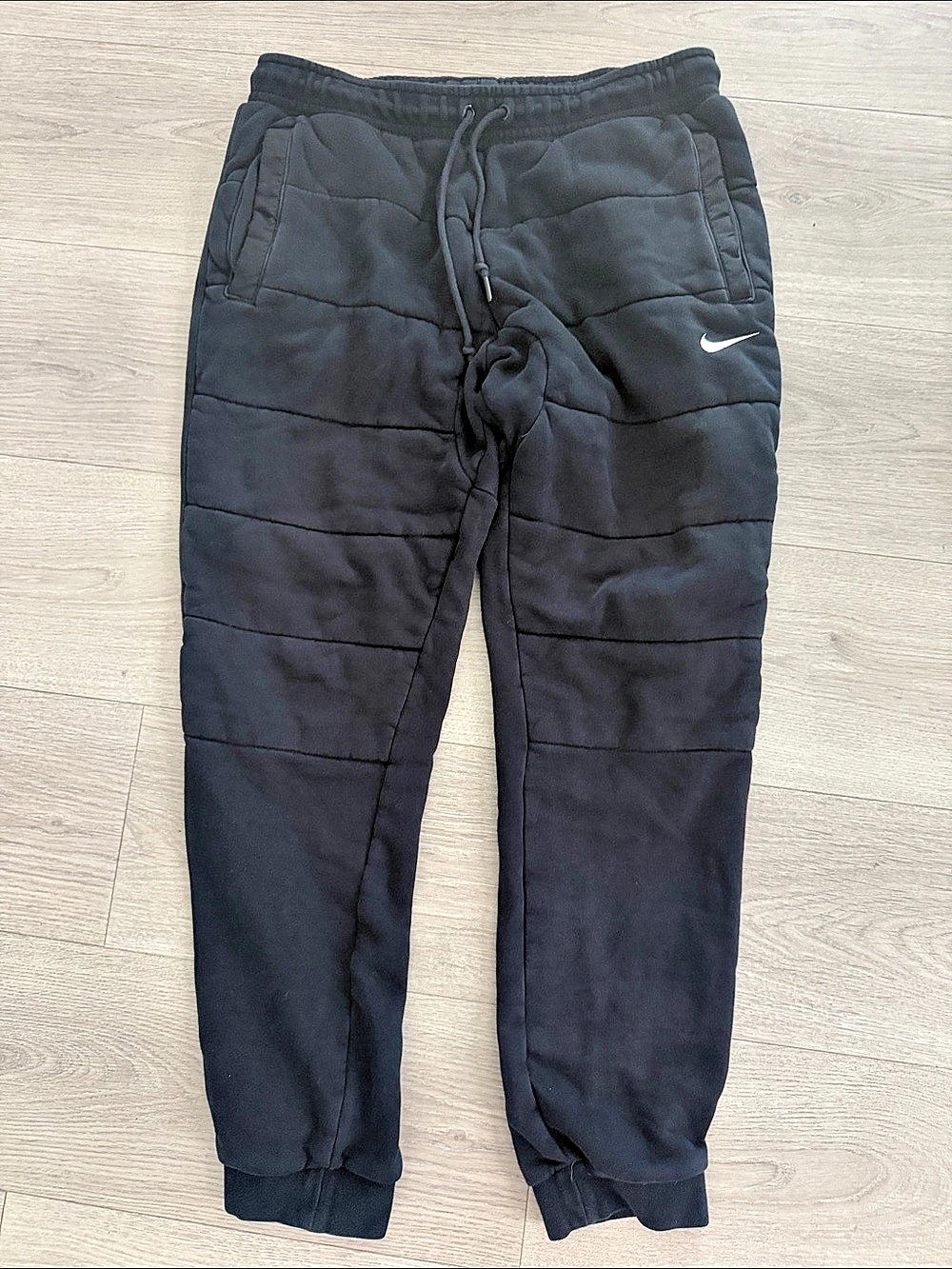 Nike Sportswear Winterized Quilted Fleece Joggers Black Men’s Size Medium